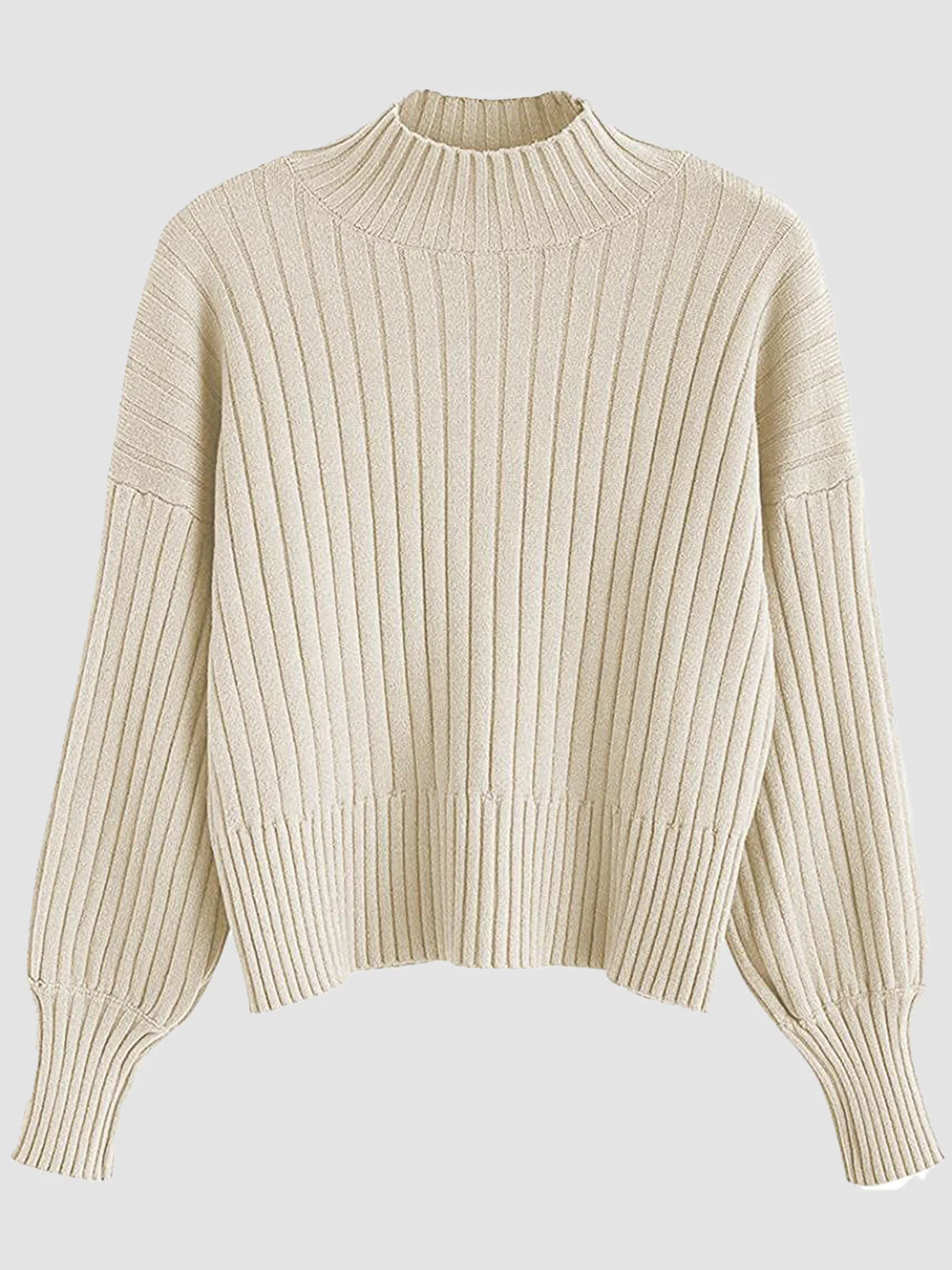 2026 Round Neck Long Sleeve Sweater