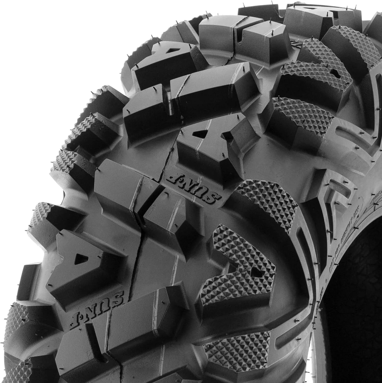 2026 Set of 4 ATV/UTV off-road tires, 25x8-12 front and 25x10-12 rear, 6 PR, tubeless A033