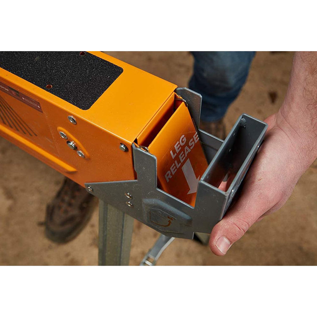 2026 30 in. H Steel Speedhorse Sawhorse with Auto Release Legs (2-Pack)