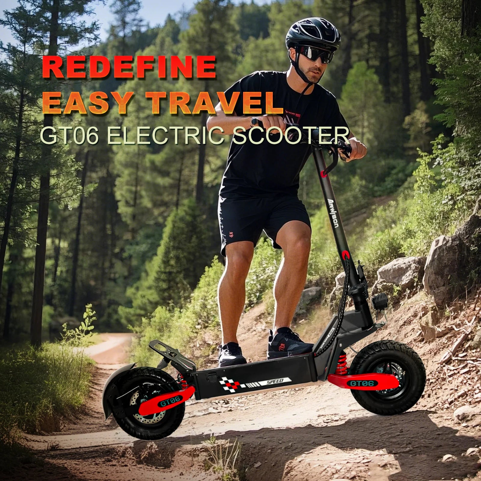 2026 Off Road Electric Scooter for Adults, 1200W Motor Fast E Scooter, Up to 28MPH Top Speed & 20Miles Long Range, 11" Off-Road Tires, 330lbs MAX Load, Foldable