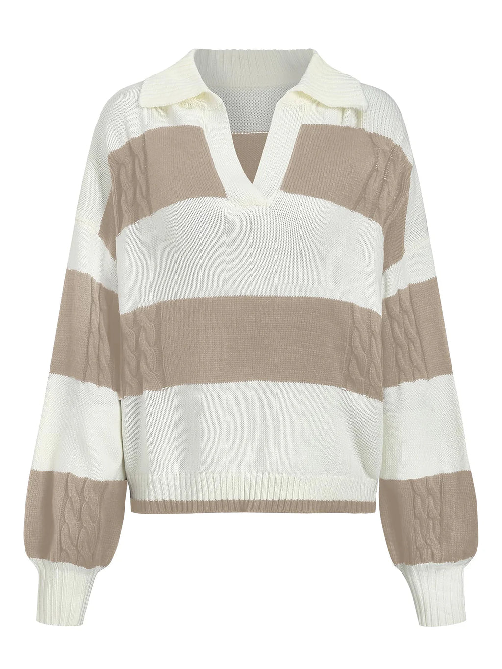 2026 Striped Long-Sleeve Jumper