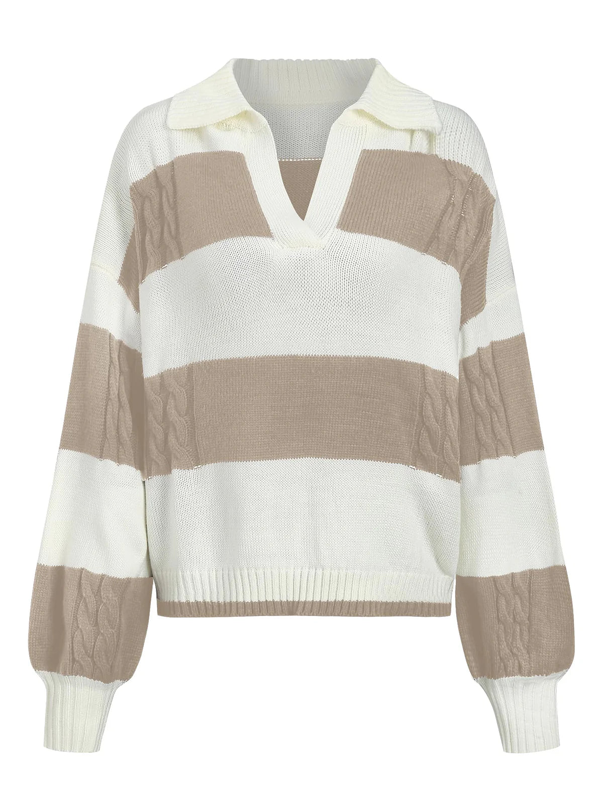 2026 Striped Long-Sleeve Jumper