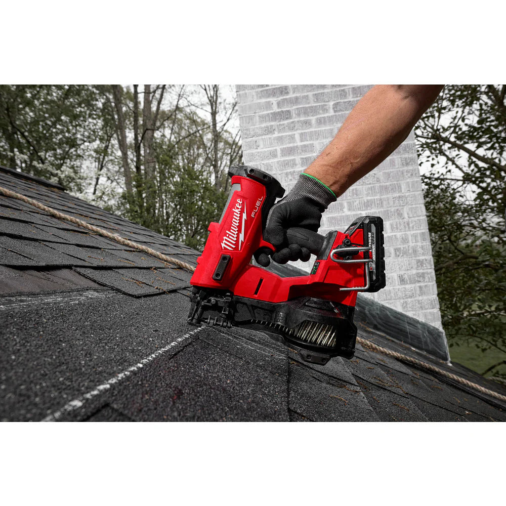 2026 Milwaukee 2909-20 M18 FUEL 18V Cordless Li-Ion Coil Roofing Nailer - Bare Tool