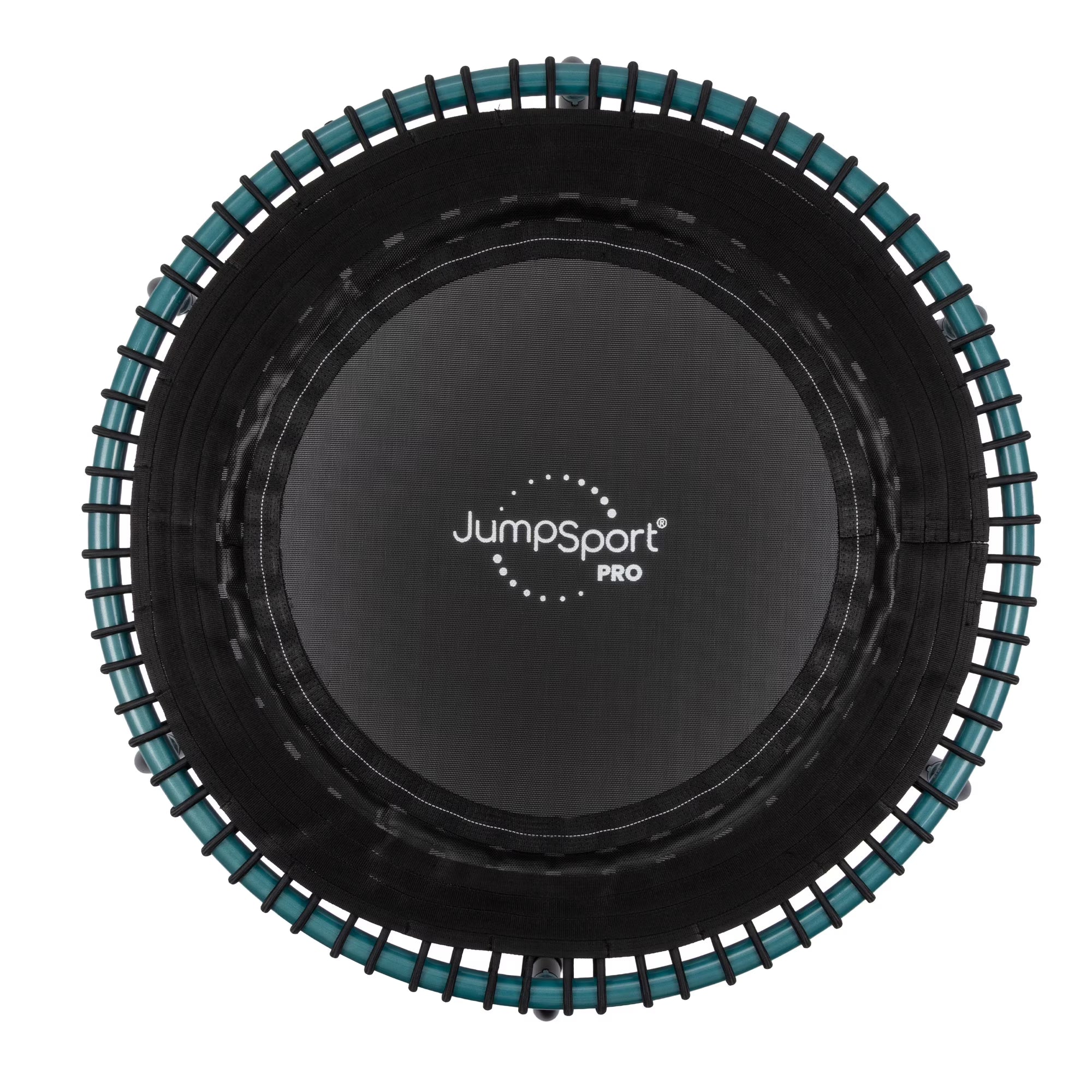 2026 JumpSport 350 Pro Fitness 39" Cardio Workout Indoor Trampoline, Teal/Black