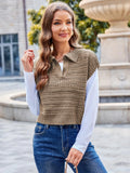 2026 Polo Sleeveless V-Neck Knit Sweater