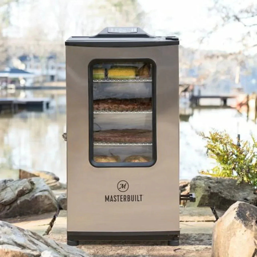 2026 Masterbuilt 40-inch Bluetooth Digital Electric Smoker made of stainless steel