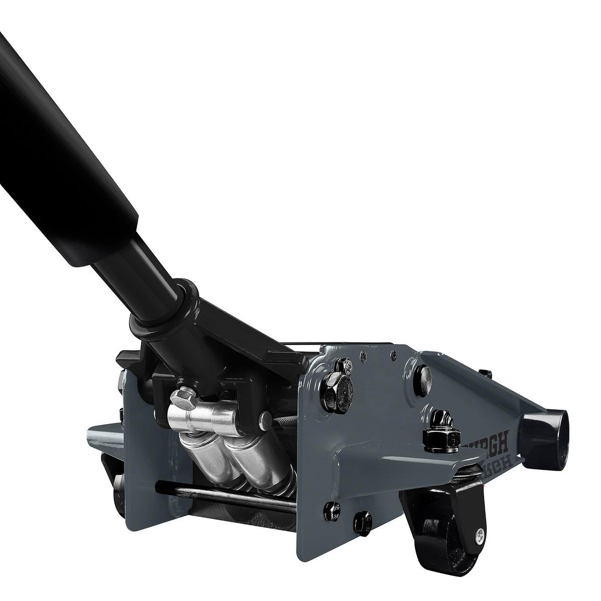 2026 PITTSBURGH 3 Ton Floor Jack with RAPID PUMP, Slate Gray