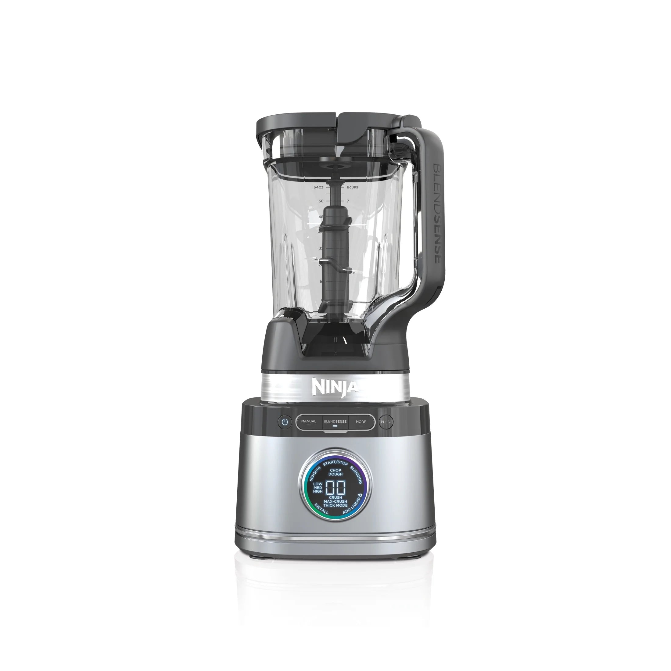 2026 Ninja Detect Kitchen System Power Blender + Processor with Blend Sense Technology, Silver, TB400