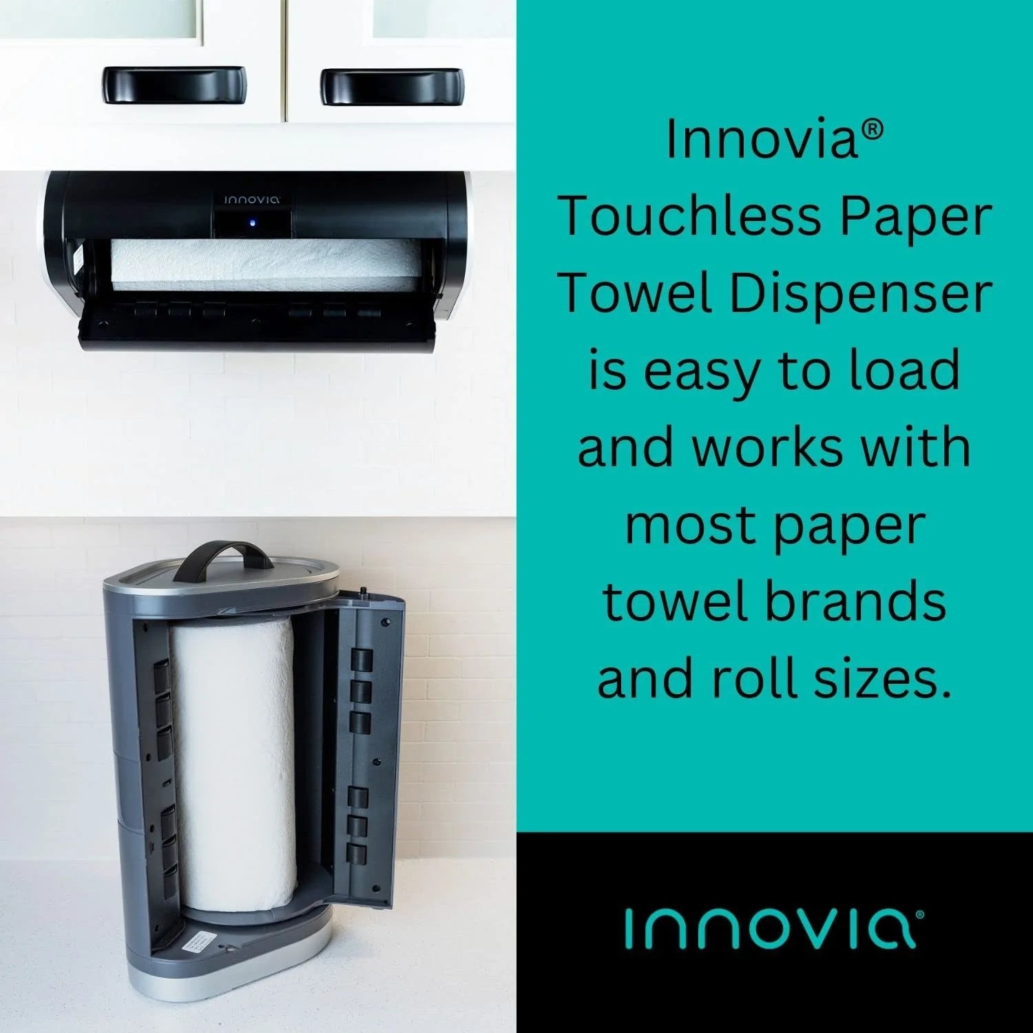 2026 Innovia touchless paper towel dispenser for the worktop in white