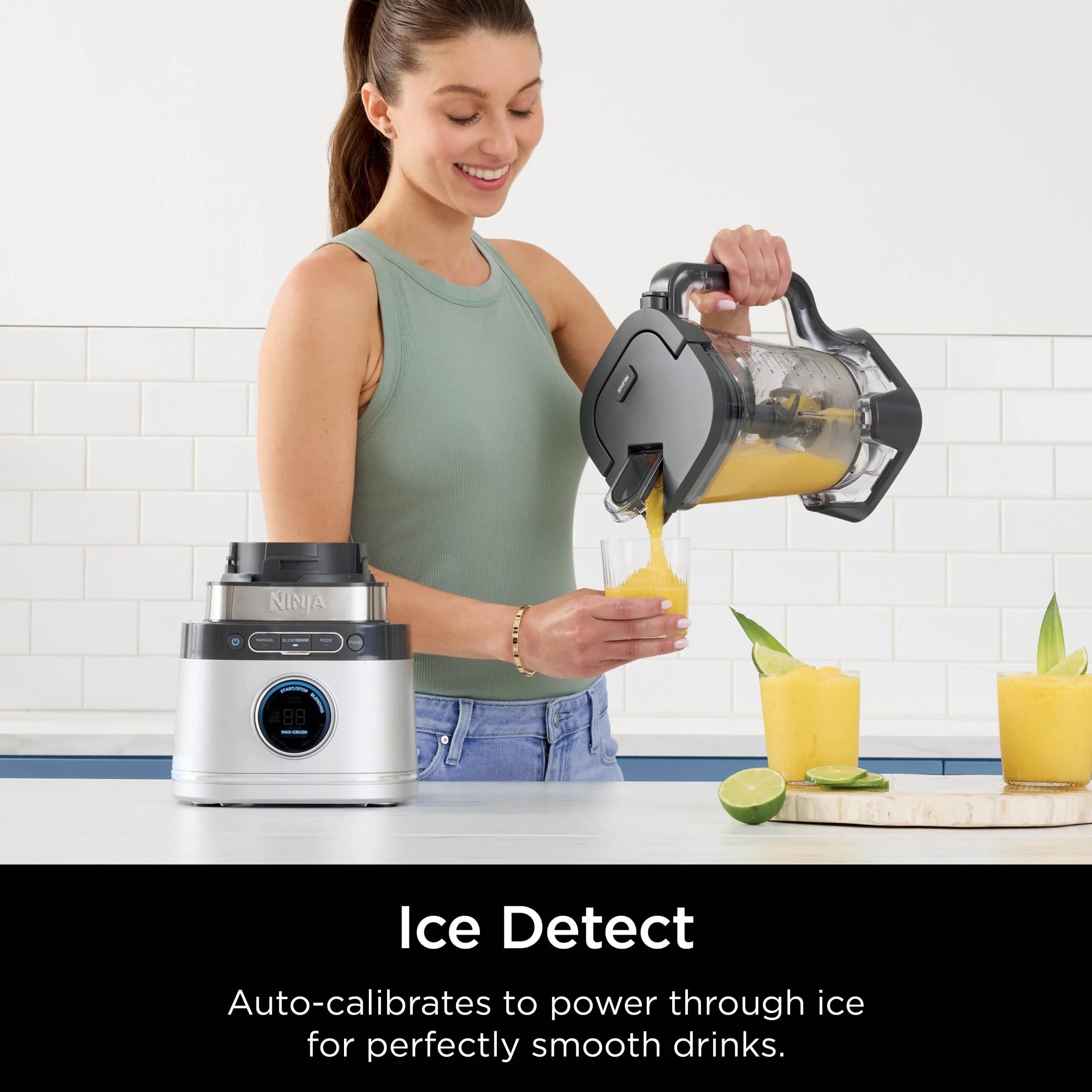 2026 Ninja Detect Kitchen System Power Blender + Processor with Blend Sense Technology, Silver, TB400