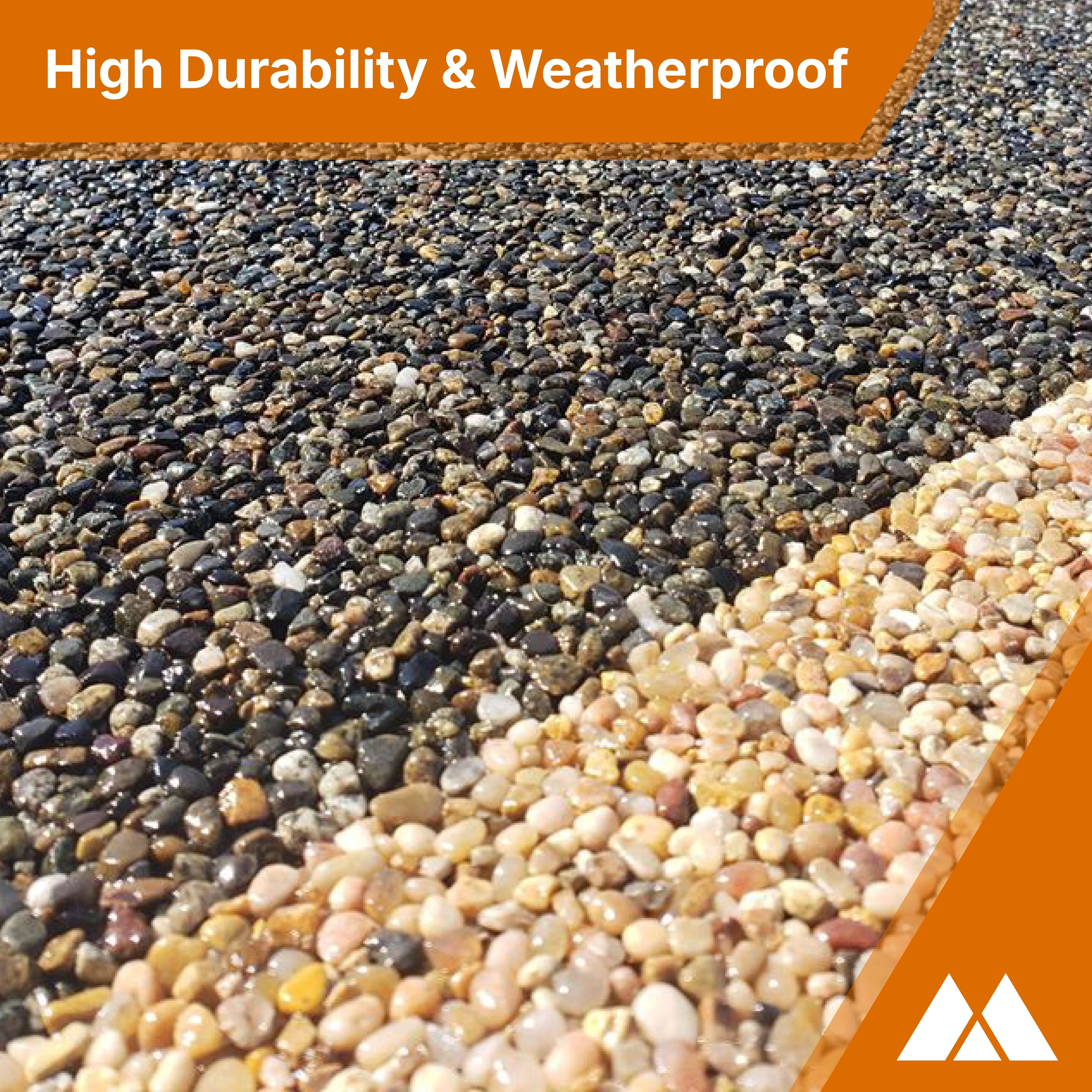 2026 McKinnon Stone Bond Epoxy, 4 Gallon Kit, Resin Bound Surfacing Epoxy for Gravel & Pebble Stone, Easily Transform Your Driveway, Flooring, Indoor, Outdoor, Patios, Walkways, Stairs