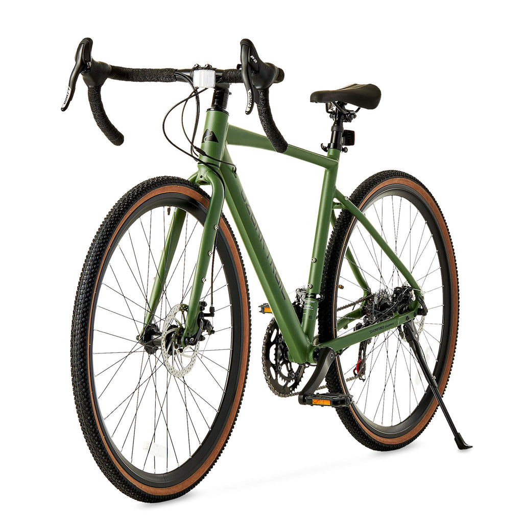2026 700c Ozark Trail G.1 Explorer Drop Bar Gravel Bike, Medium Frame, Fits Riders 5'5" - 5'10", Green, Adult