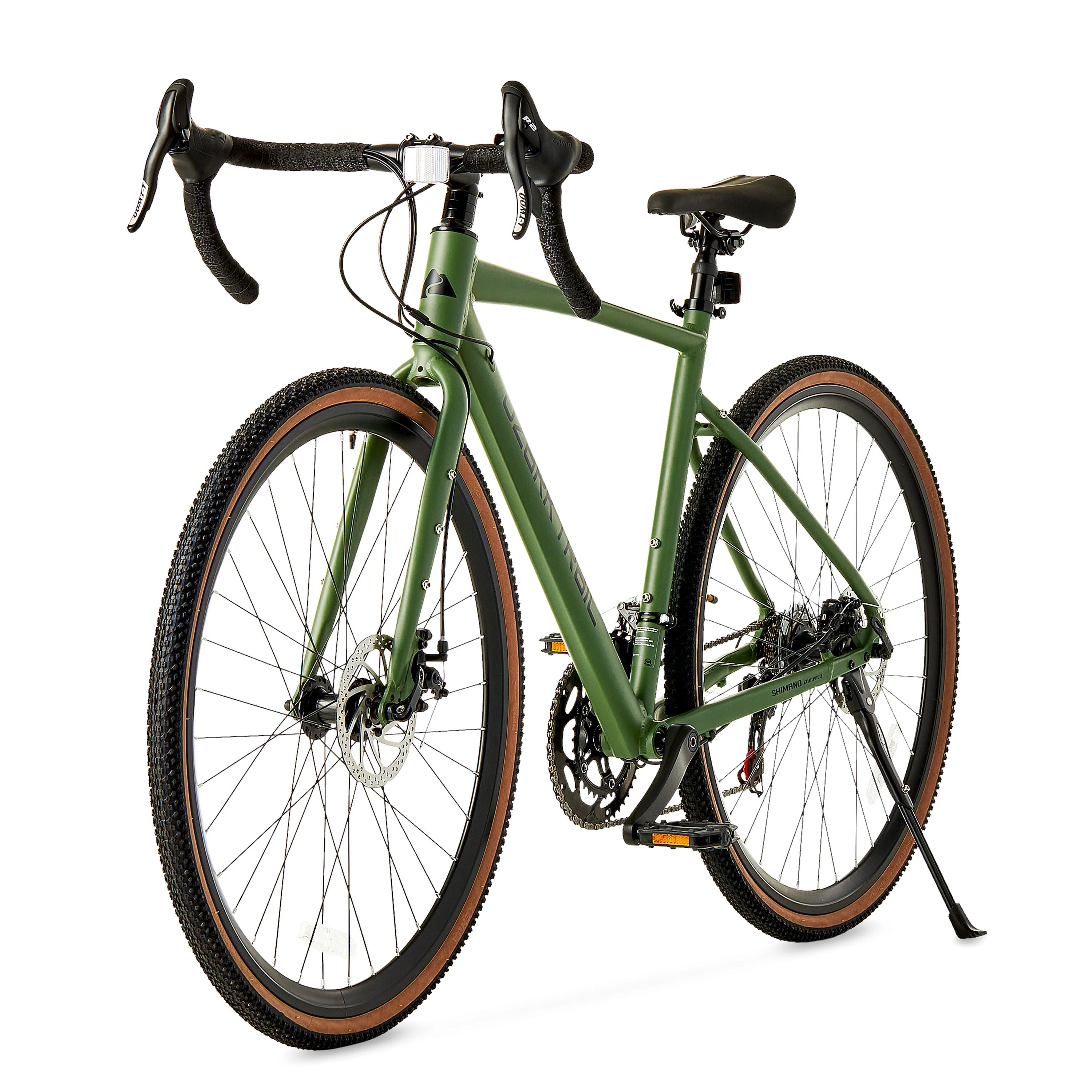 2026 700c Ozark Trail G.1 Explorer Drop Bar Gravel Bike, Medium Frame, Fits Riders 5'5" - 5'10", Green, Adult