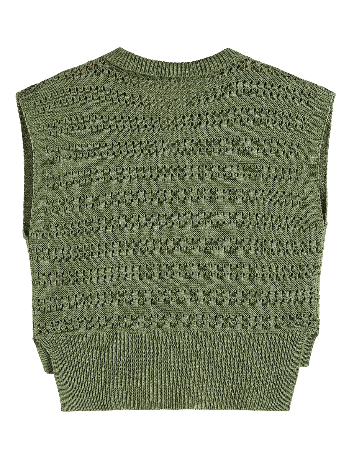 2026 Polo Sleeveless V-Neck Knit Sweater
