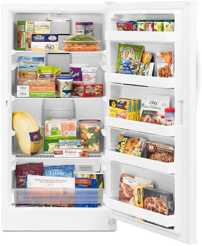2026 Whirlpool 16 Cu. Ft. NoFrost Freezer, Electronic Control, White
