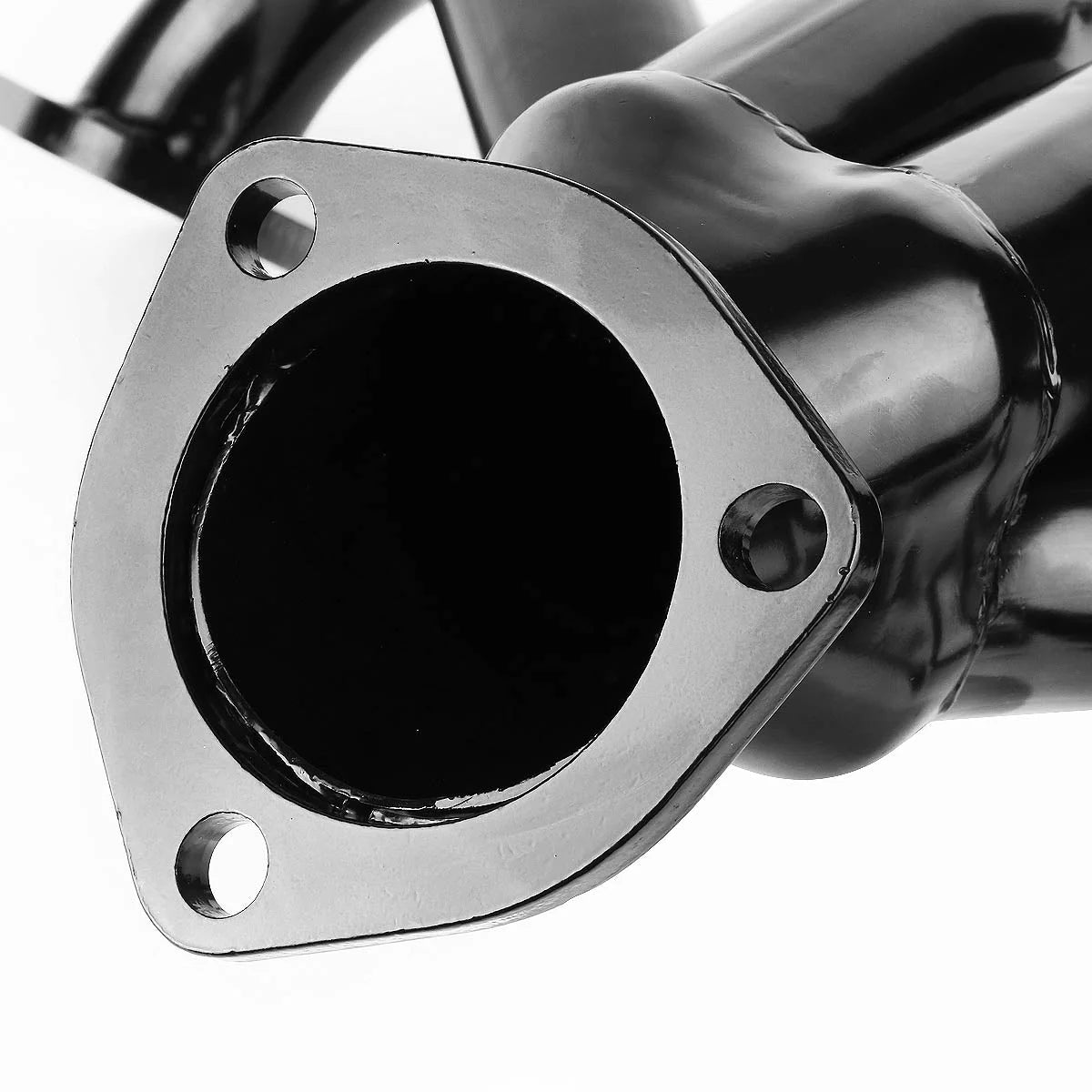 1955+ Chevy Small Block SBC 283 305 327 350 400 V8 4-1 Exhaust Header - Mild Steel - Black