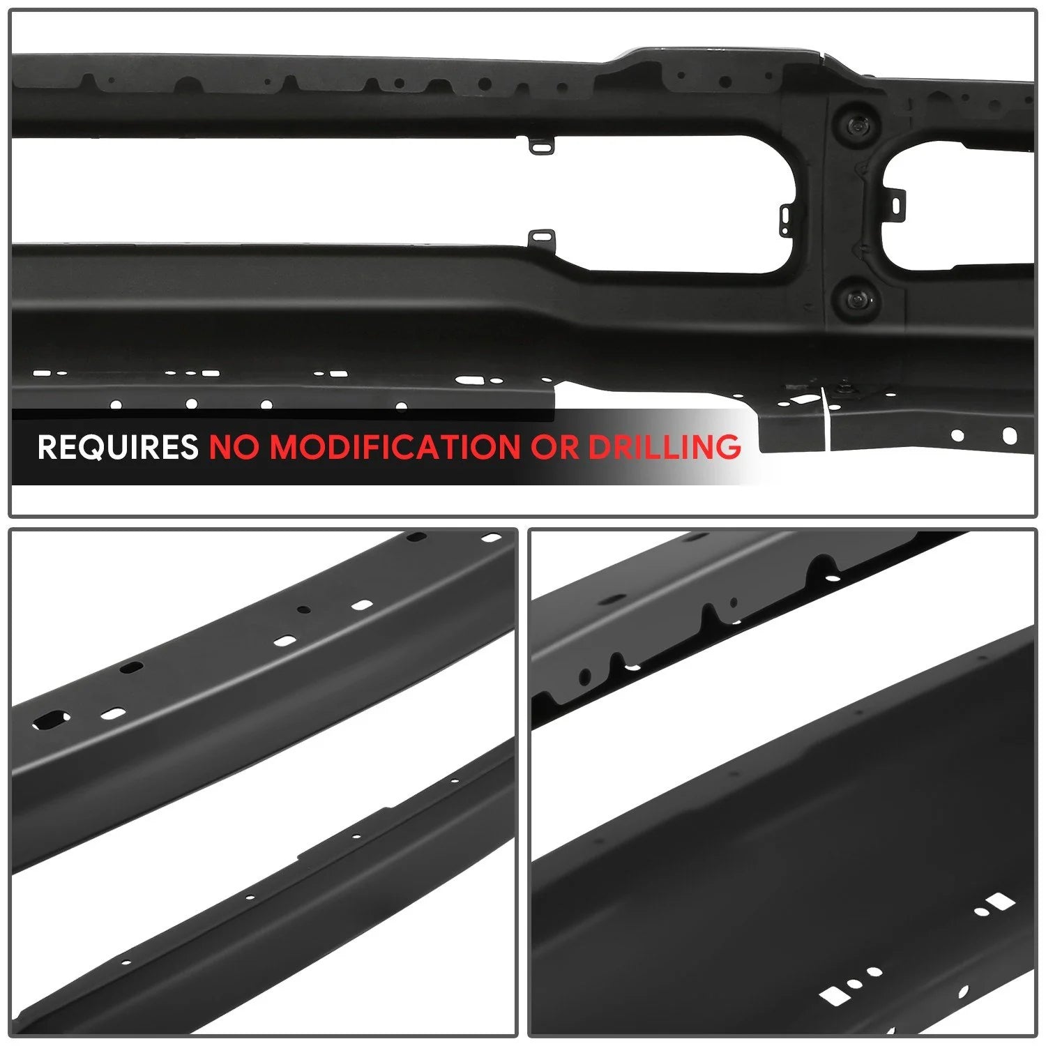 Modular Style Front Bumper w/ Parking Sensor Holes 23-26 Ford F-250 F-350 Super Duty