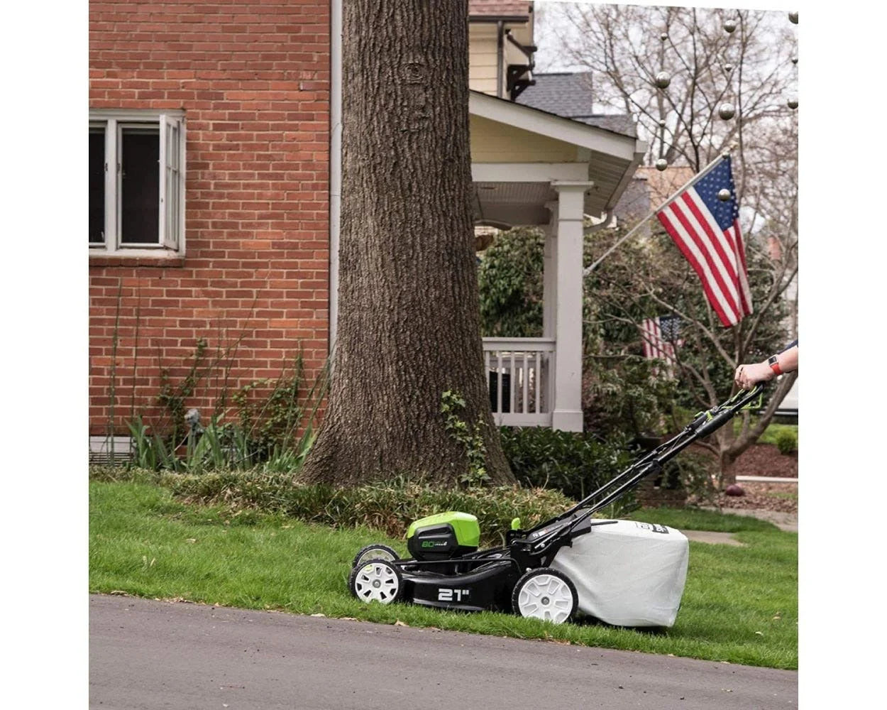 2026 80V Battery-Powered Lawn Mower, 53 cm (21 inch), Self-Propelled, Brushless | Greenworks