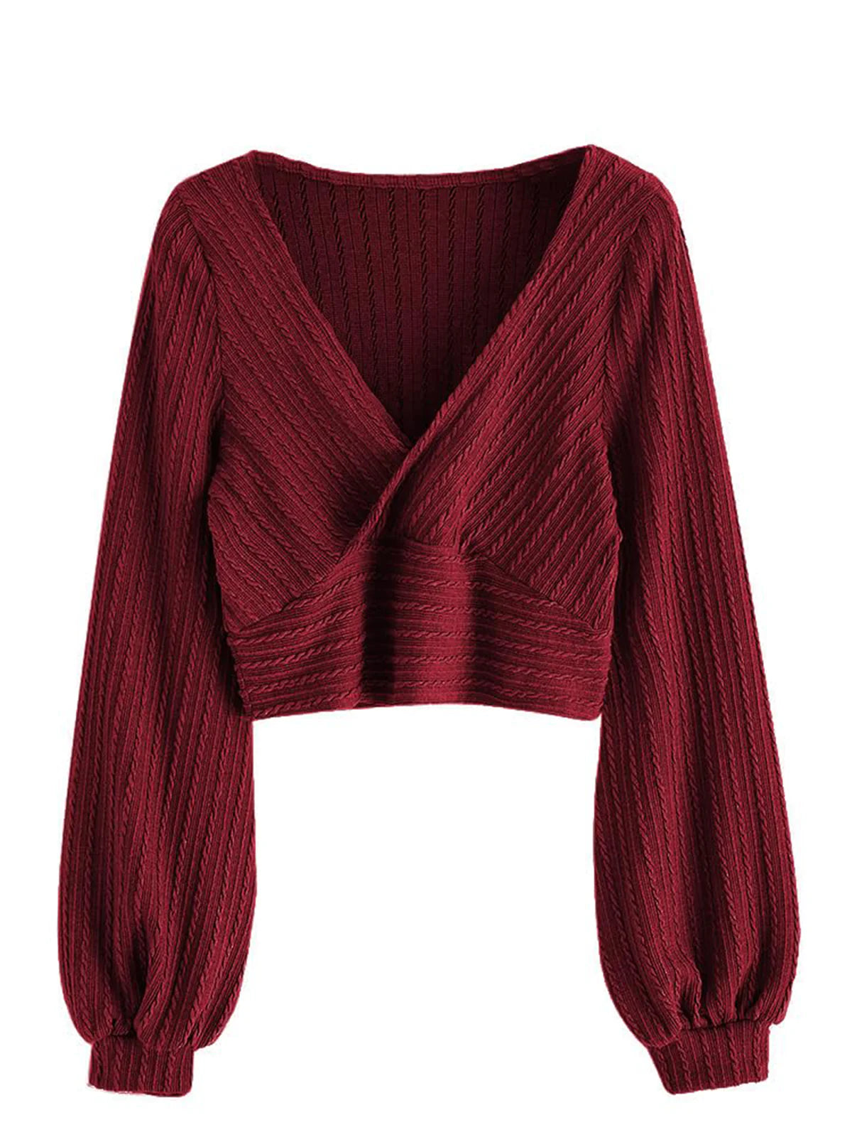 2026 Ribbed Knit Sweater