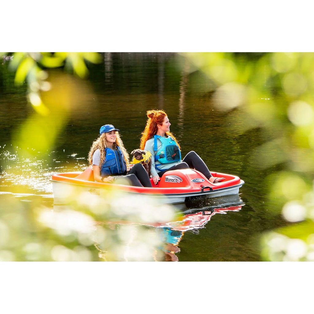 2026 Pelican Sport - PEDAL BOAT MONACO - Adjustable 5 Seat Pedal Boat, Red/White