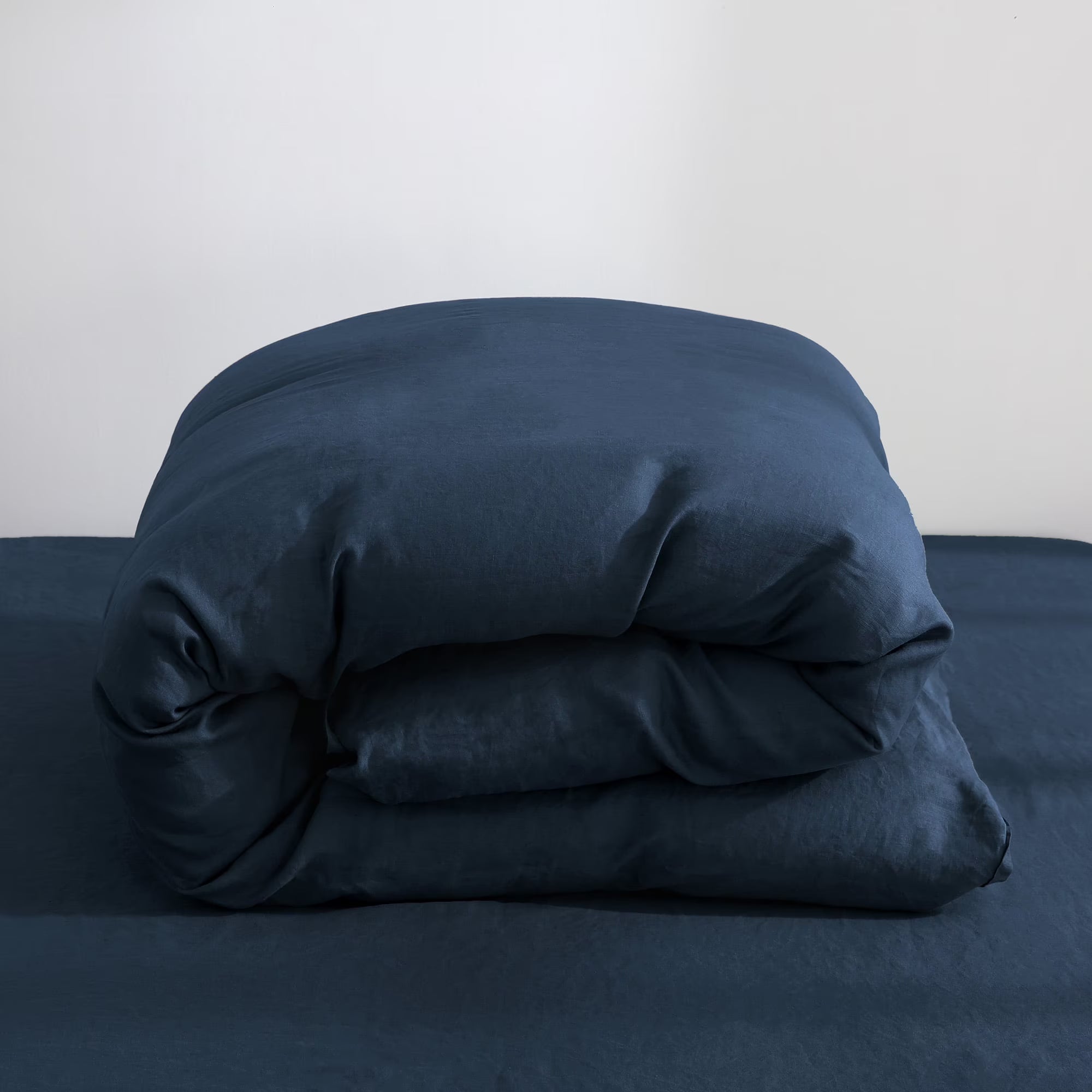 2026 100% Pure Linen Duvet Cover with Button Closure and Corner Ties Soft & Breathable - Natural Full/Queen