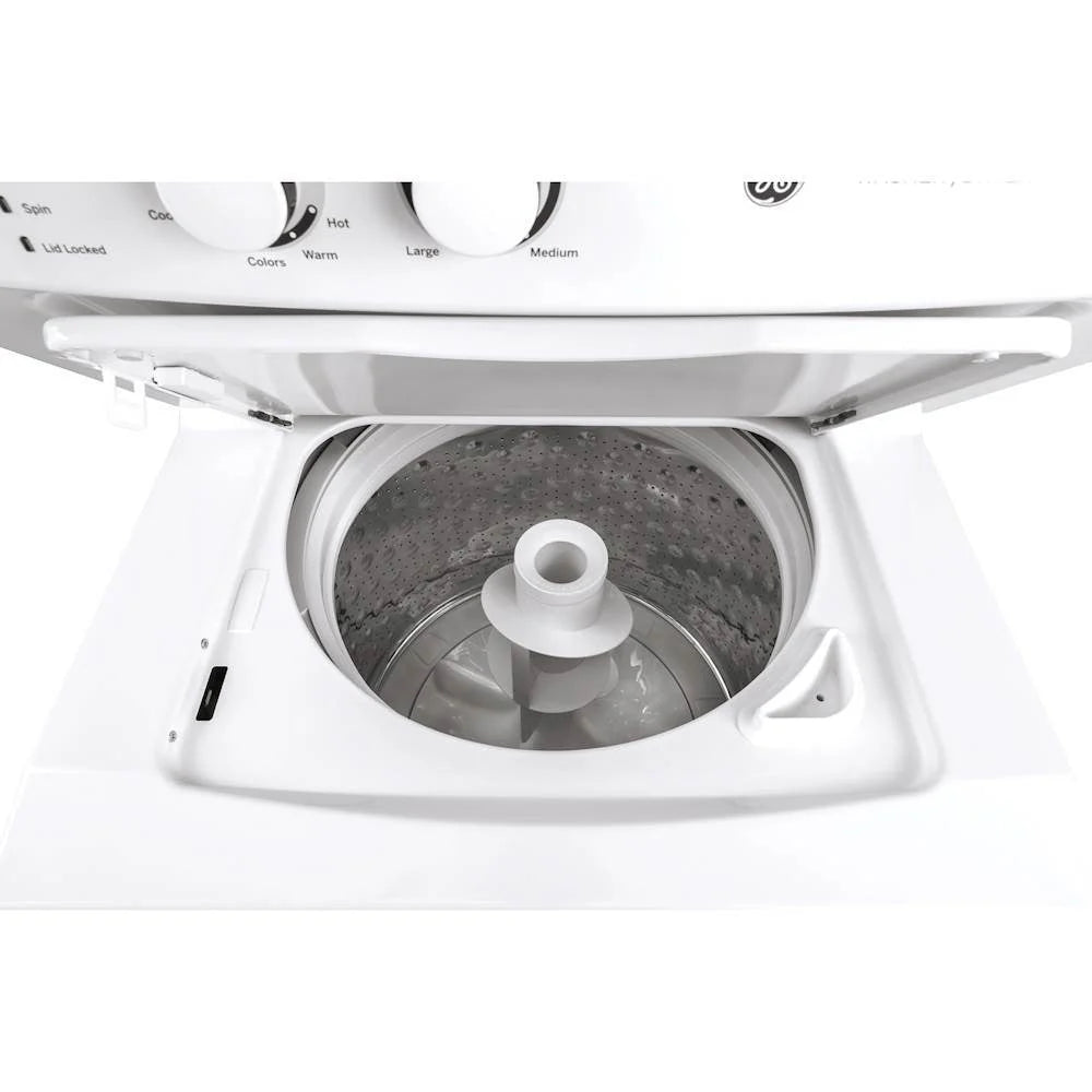 2026 Laundry Center 2025 with 3.8 cubic foot (approx. 108 liters) top-loading washing machine and 5.9 cubic foot (approx. 167 liters) electric dryer – White