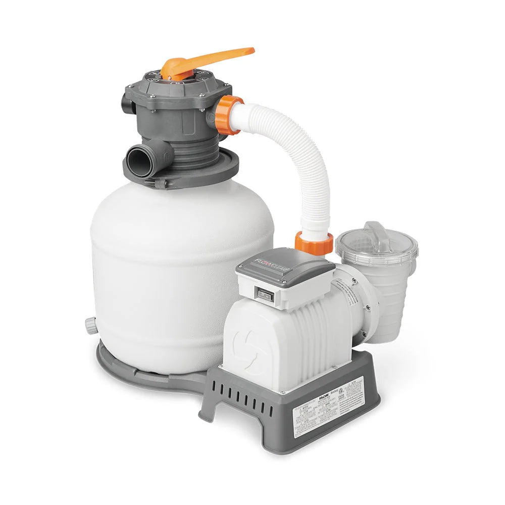 2026 BestWay Flowclear 2000 Gallon Large Above Ground Pool Sand Filter Pump(Open Box)💝 Last Day For Clearance