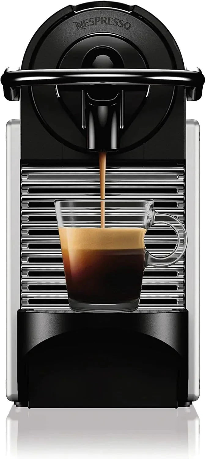 2026 Nespresso Pixie espresso machine by De’Longhi, 19-bar pump, compact aluminum design, silver, 1100 ml