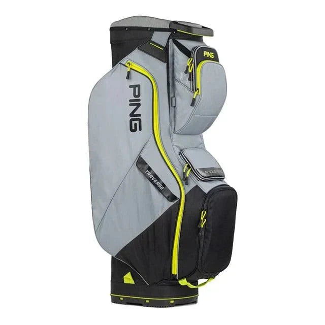 2026 Ping Traverse Cart Bag - Black White