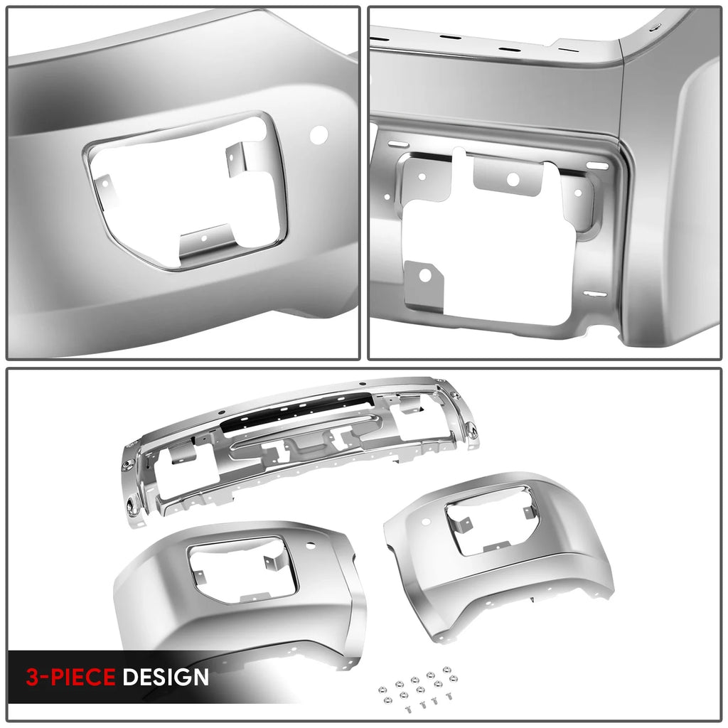 Modular Style Front Bumper w/ Parking Sensor Holes15-19 GMC Sierra 2500 3500 HD