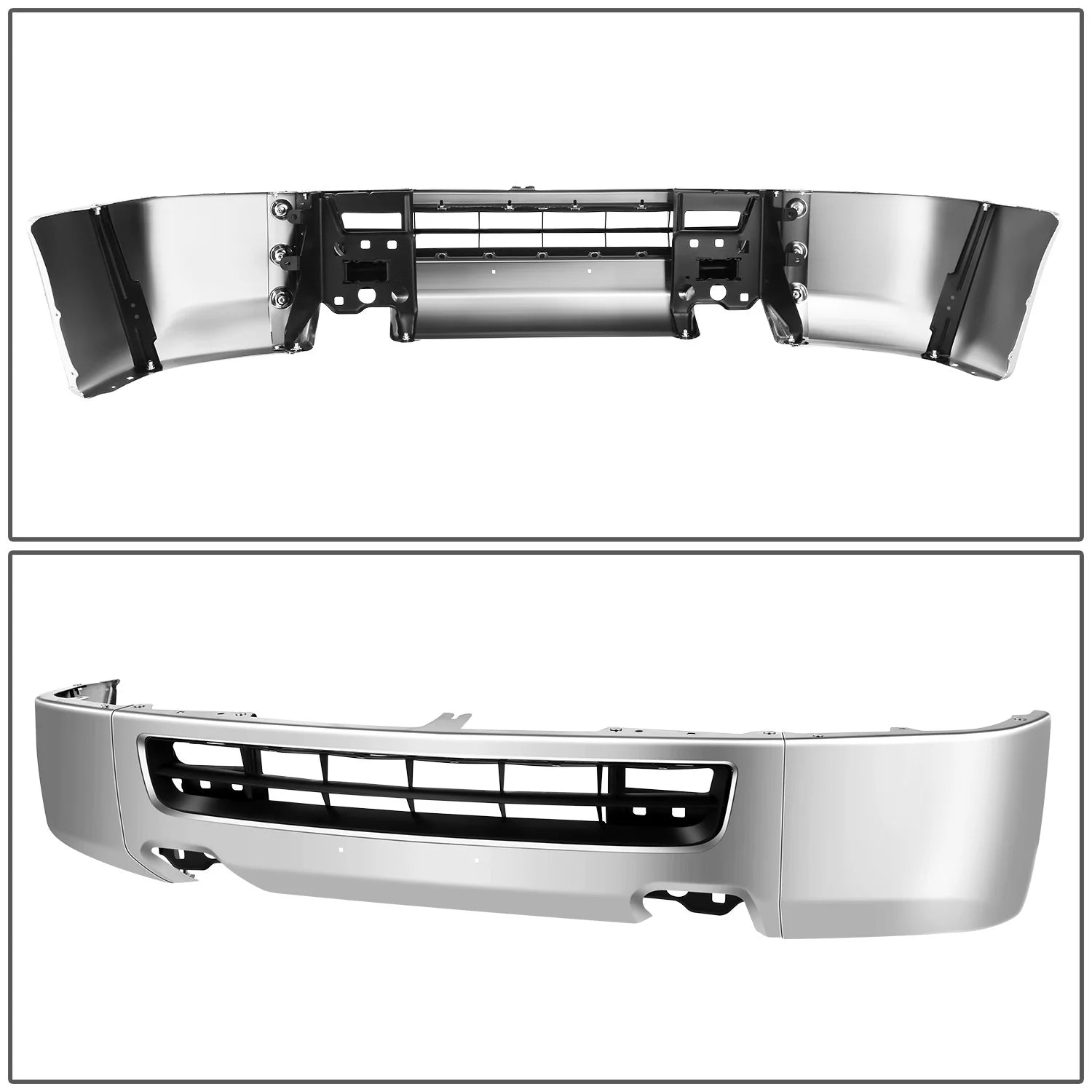 Modular Style Front Bumper w/ Fog Light Cutouts12-21 Nissan NV1500 2500 3500
