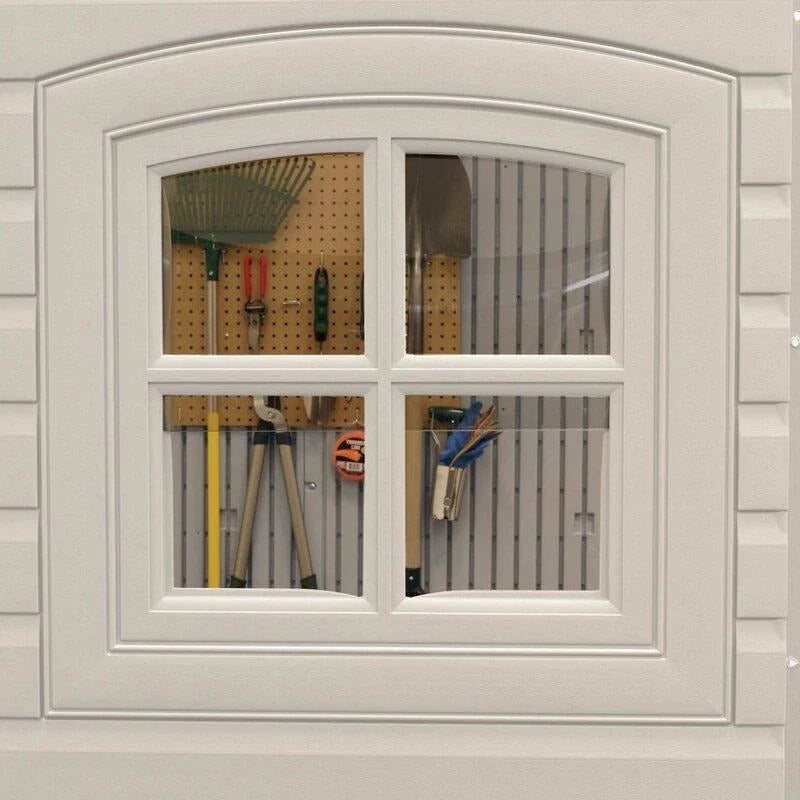 2026 2025 Side entrance, 4.57 m W x 2.44 m D, plastic tool shed