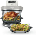 2026 Ninja Crispi Pro 6-in-1 Glass Air Fryer | 6-Liter and 2.5-Liter Glass Containers with Storage Lids