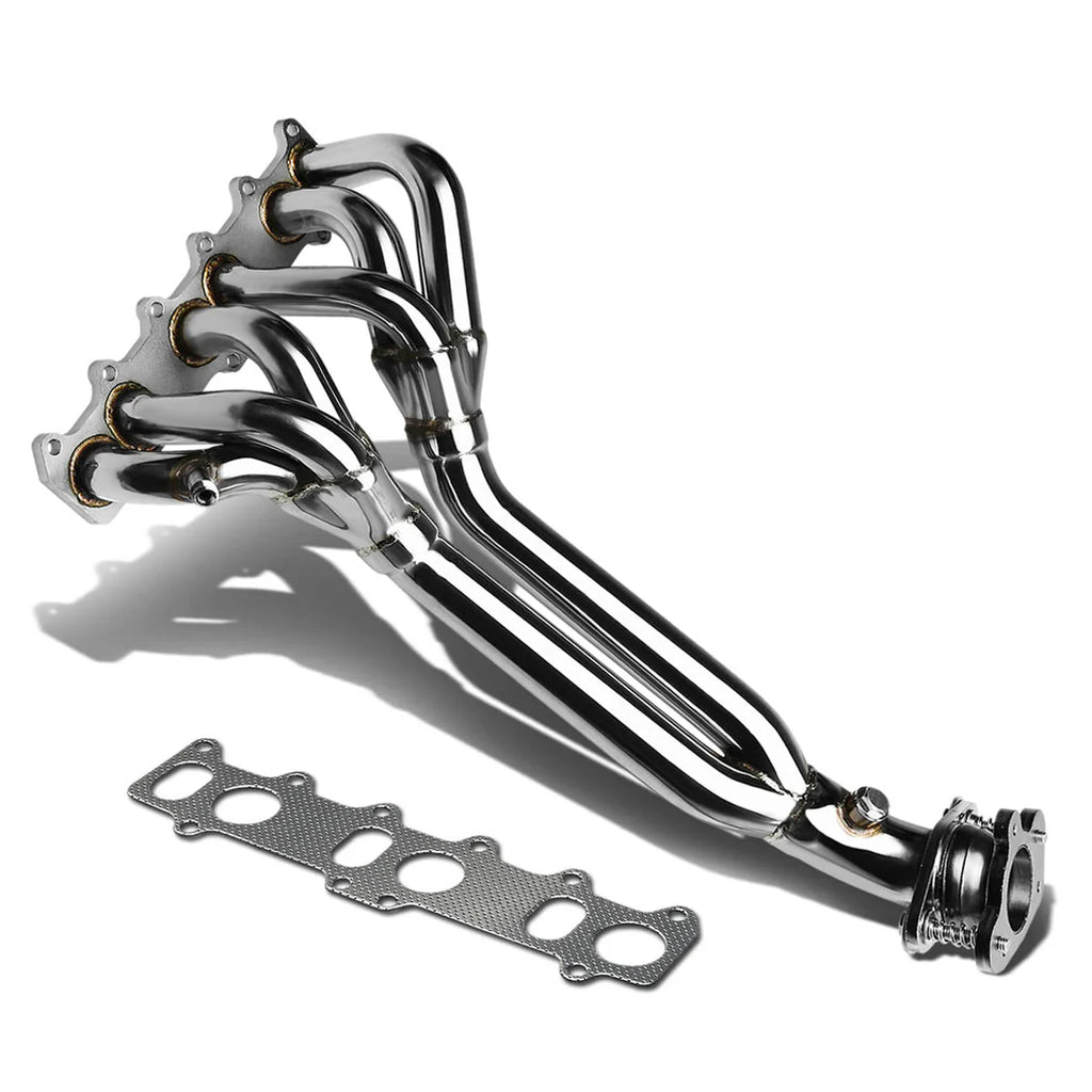 99-05 Volkswagen Jetta Golf GTI 2.8L VR6 6-3-2-1 Long Tube Exhaust Header - Stainless Steel