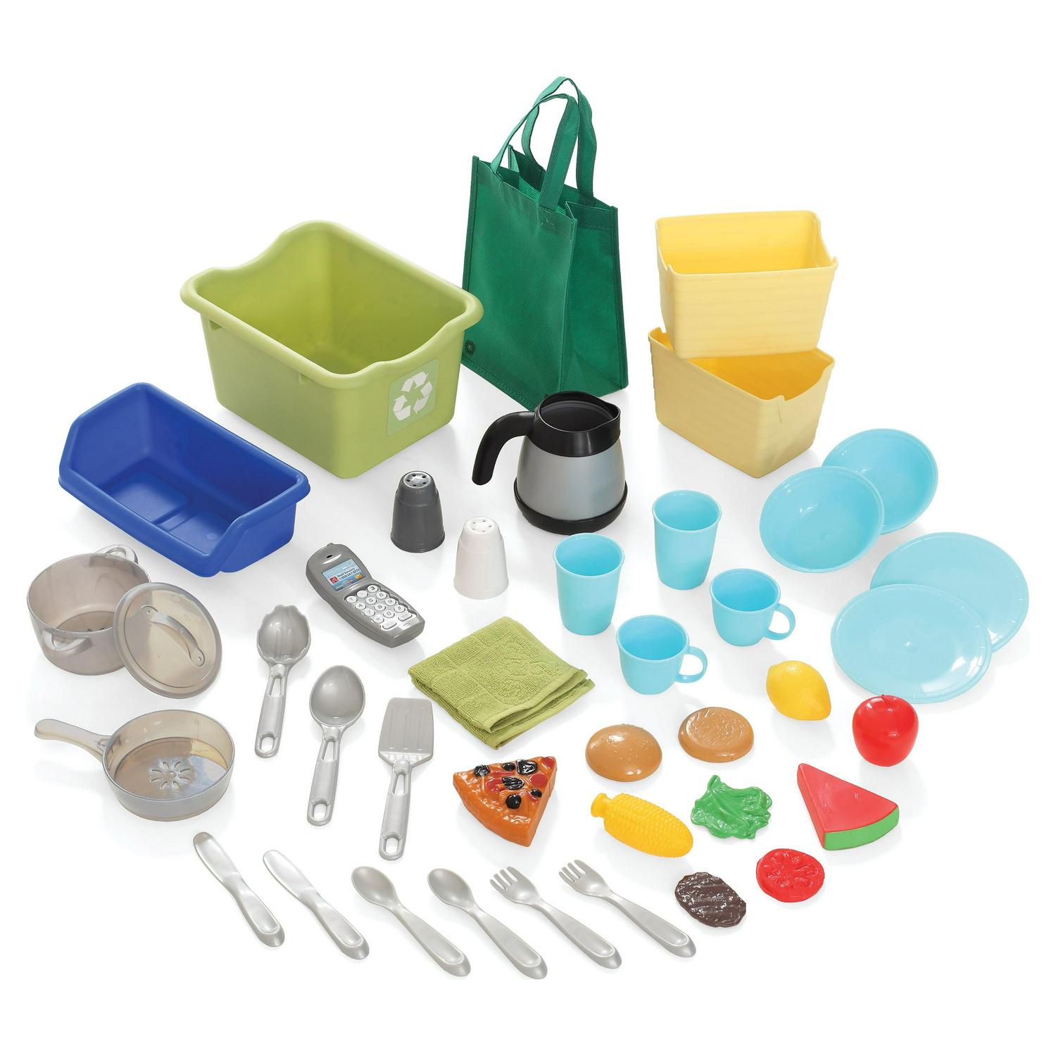 2026 Step2 Heart of the Home Brown Toddler Play Kitchen Set
