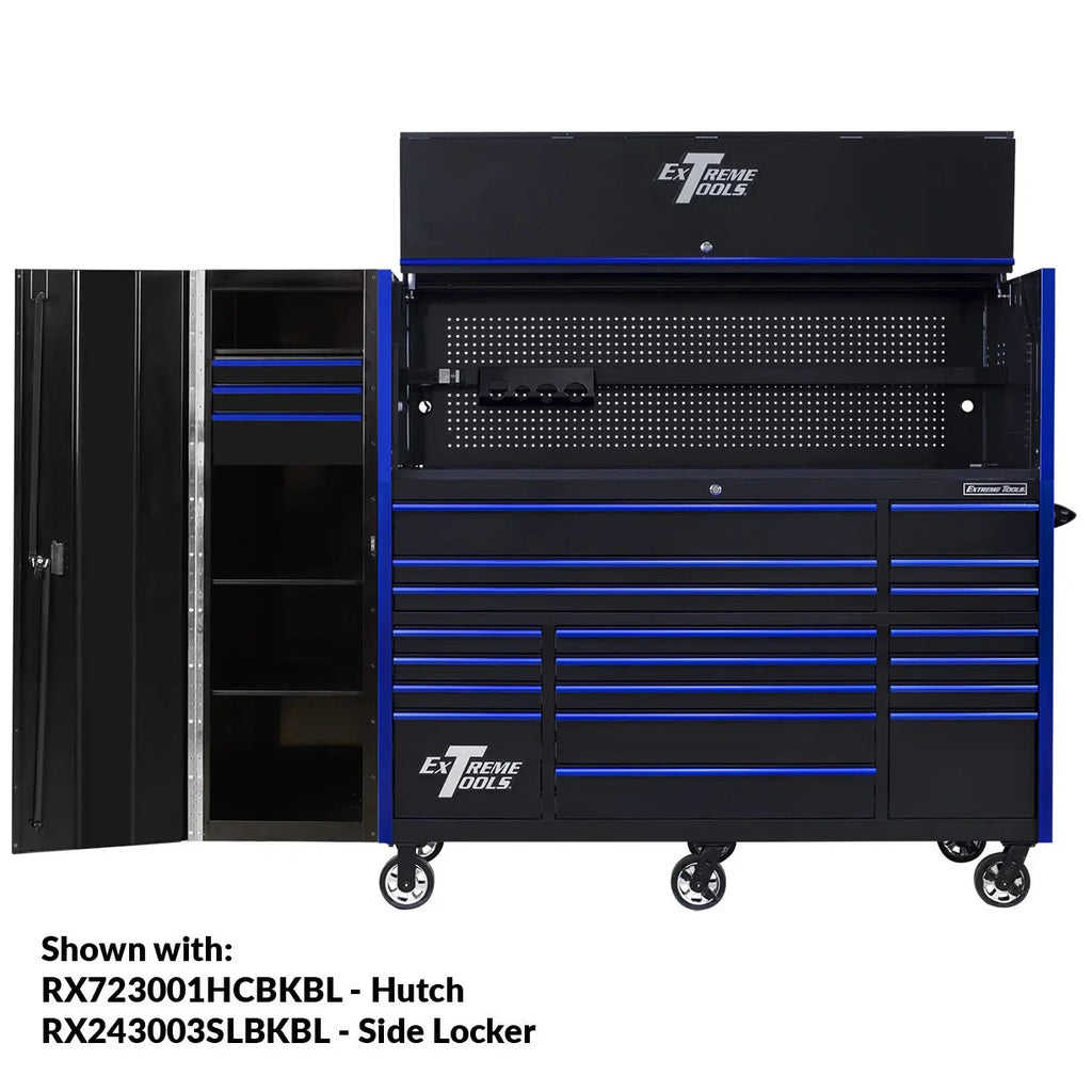 2026 Extreme Tools RX250 Series 72-inch x 30-inch Rolling Cart – 19 Drawers – 250 lb Drawer Slides
