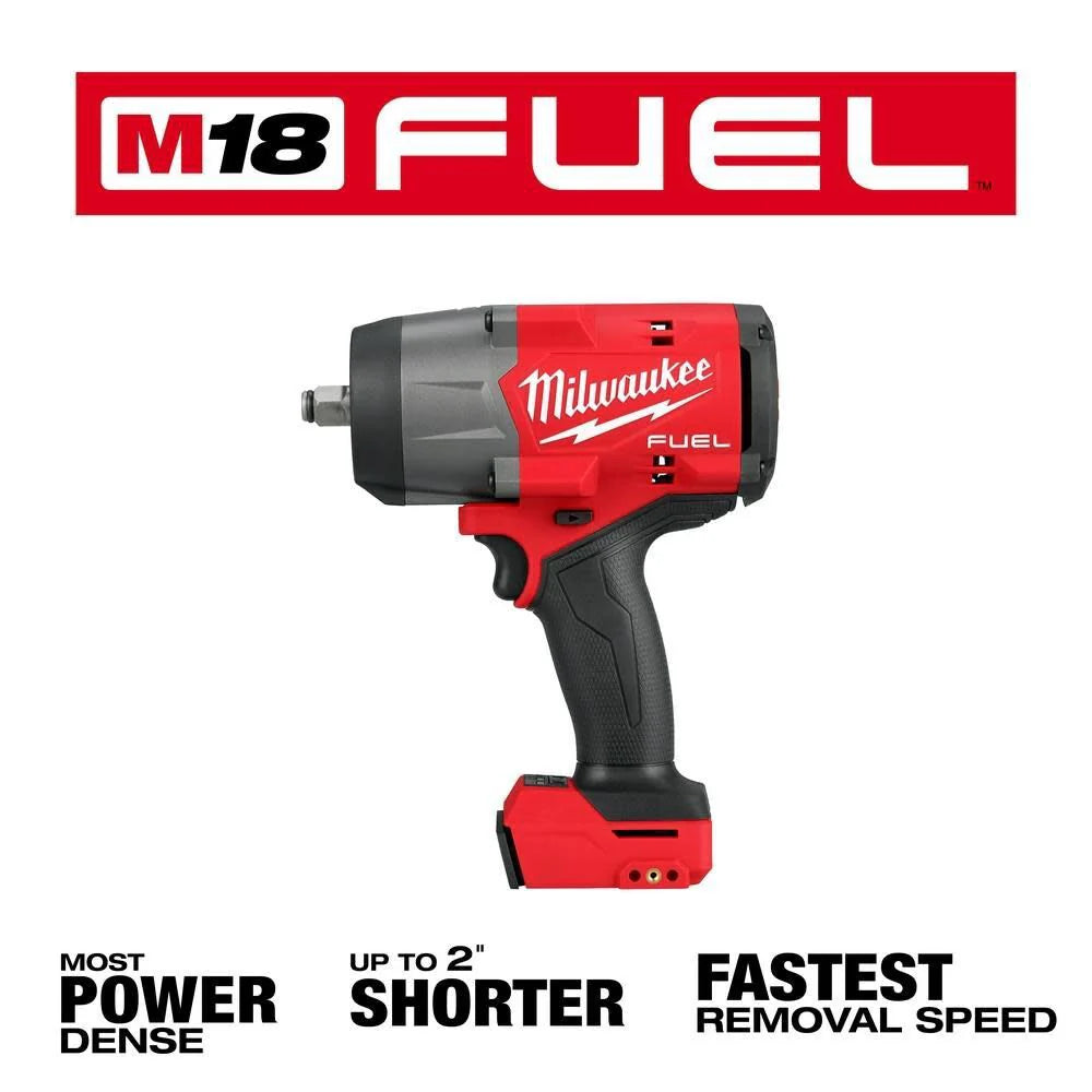 2026 Milwaukee 2967-20 M18 FUEL 1/2" High Torque Impact Wrench w/ Friction Ring, Tool Only