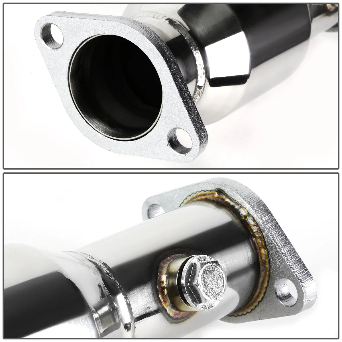 02-06 Mini Cooper 07-08 Convertible Non-Turbo Exhaust Header w/Cat Delete Pipe - Stainless Steel
