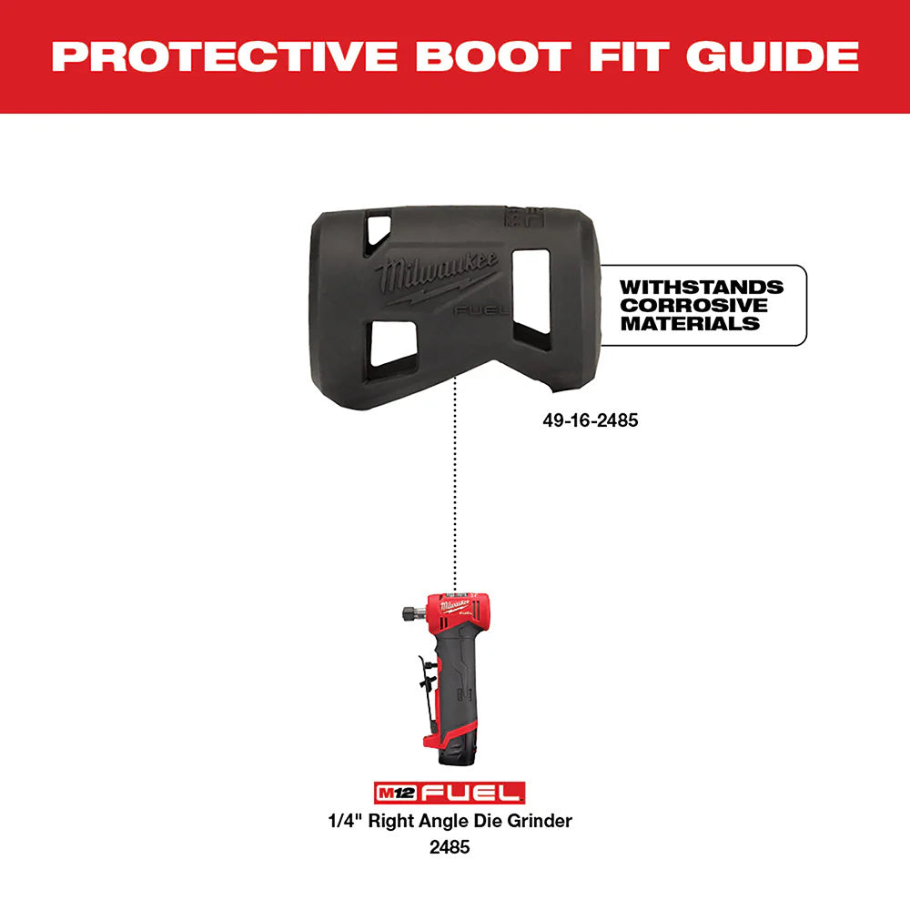 2026 Milwaukee 2485-20 M12 FUEL 12V 1/4" Cordless Right Angle Die Grinder - Bare Tool