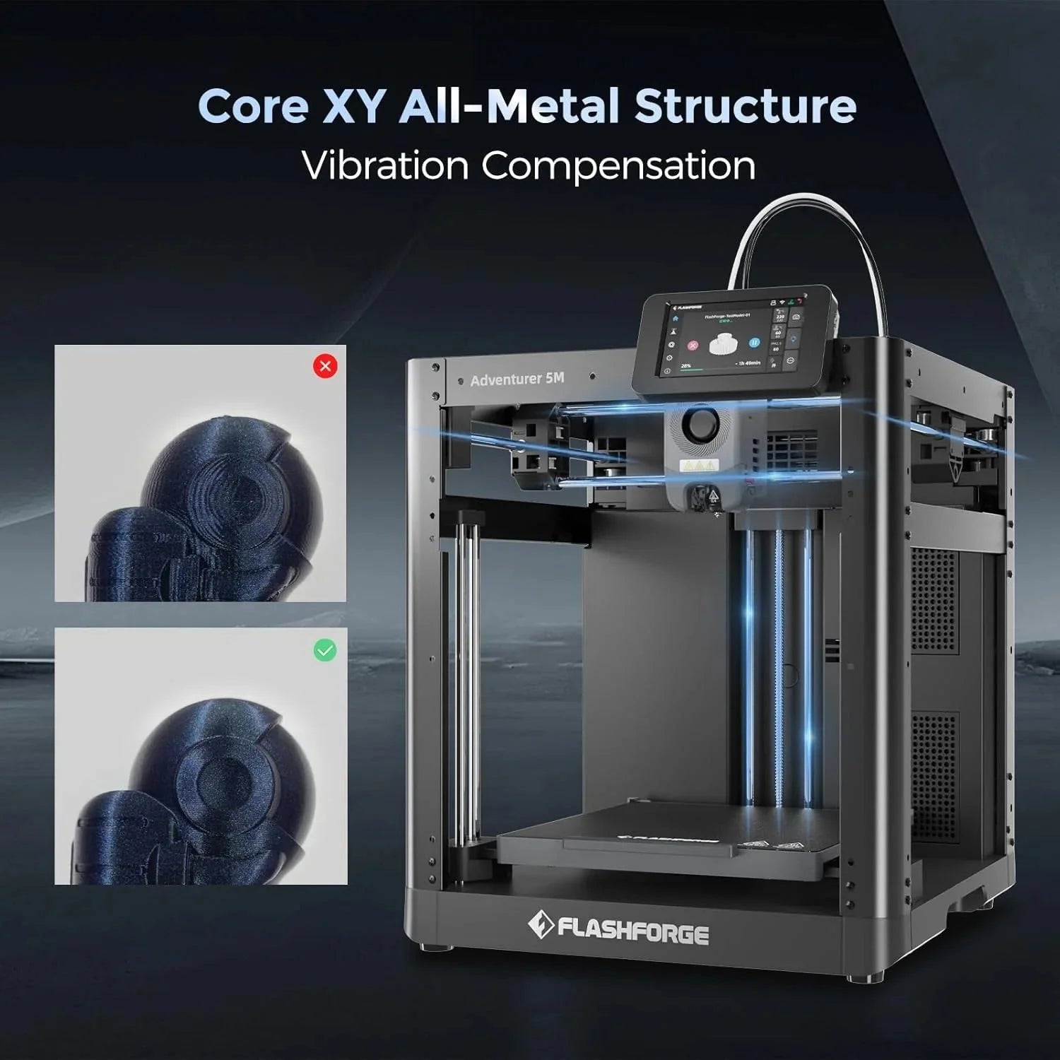 2026 Adventurer 5M 3D printer with fully automatic leveling