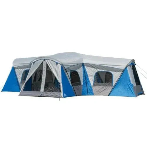2026 Family cabin tent for 16 people with 3 rooms and 3 entrances