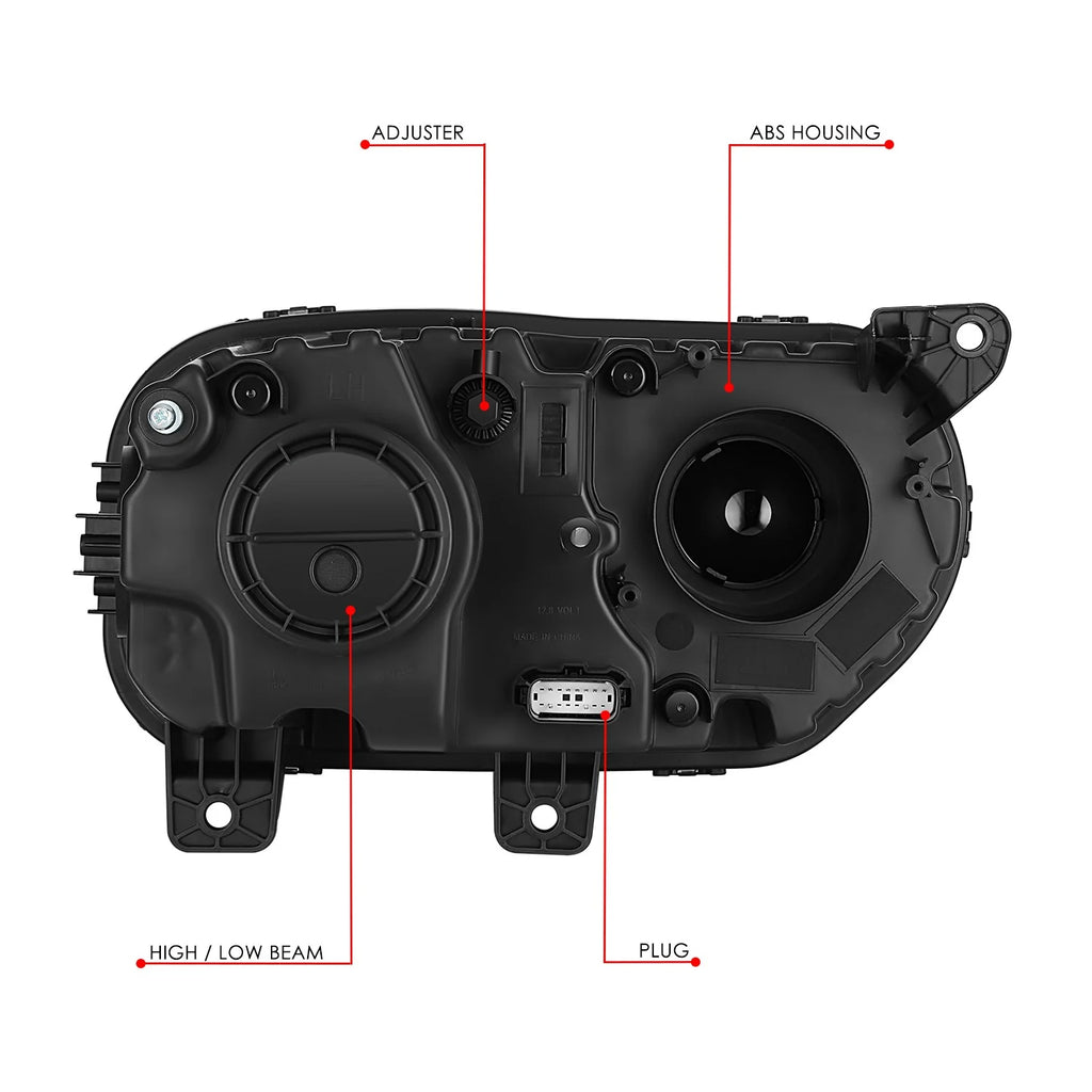 Factory Style Left Side Headlight15-23 Dodge Challenger