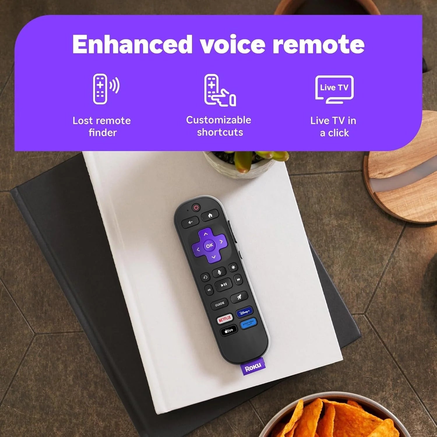 2026 Roku 50" Select Series 4K HDR Smart TV with voice remote