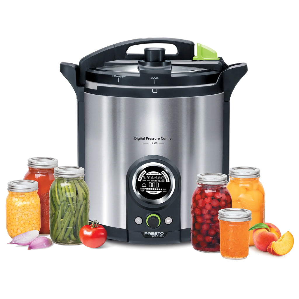 2026 Presto Precise 02152 17 Qt Stainless Steel Electric Pressure Canner, Silver