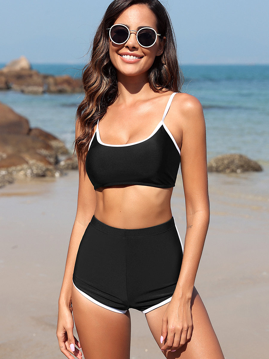 Athletic Two Piece Tummy Tankini