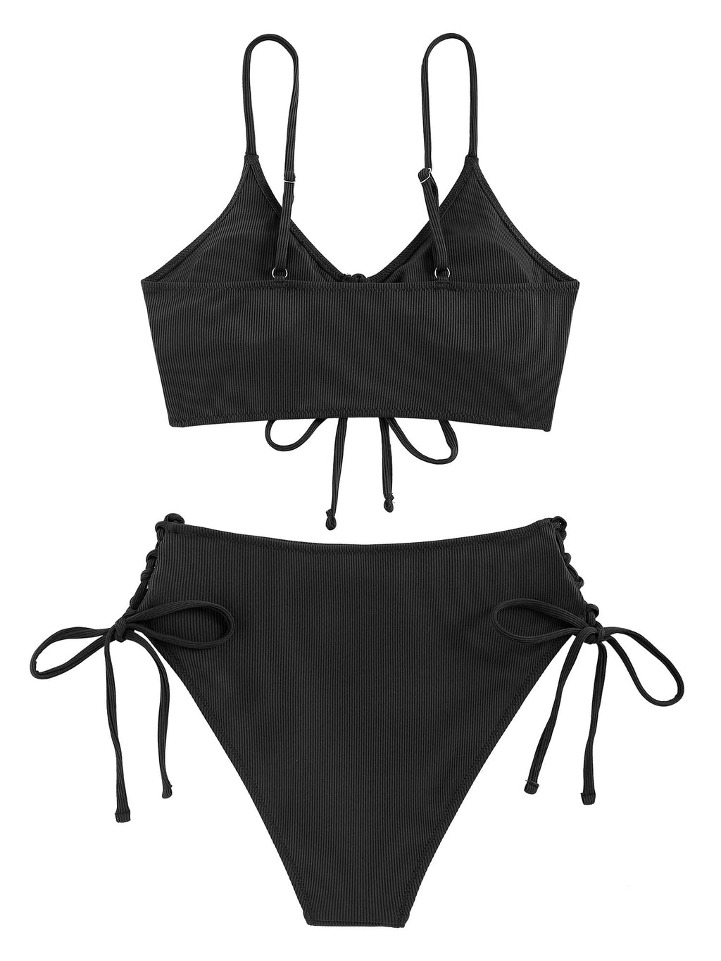 Ruffle Tie Bikini Set