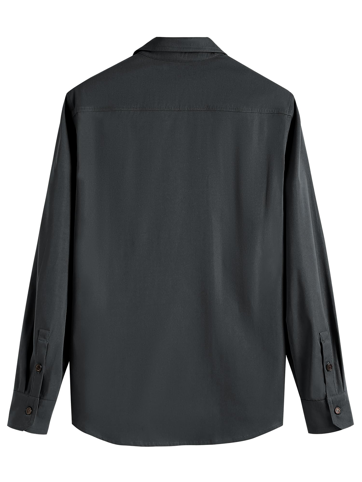 CALSUZ Men's Safari-Shirt UV Sun Protection Long Sleeve Fishing Hiking Shirts