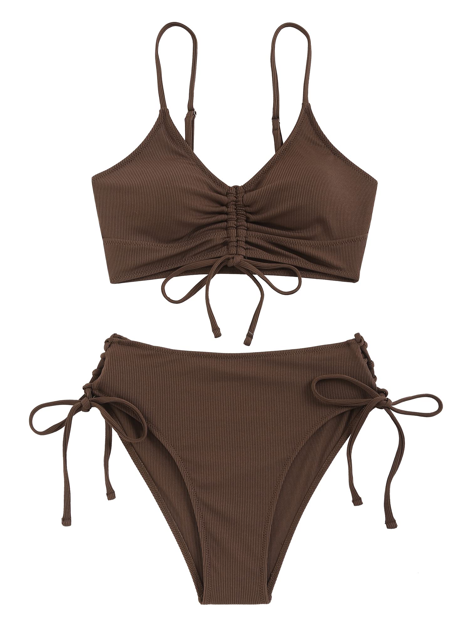 Ruffle Tie Bikini Set