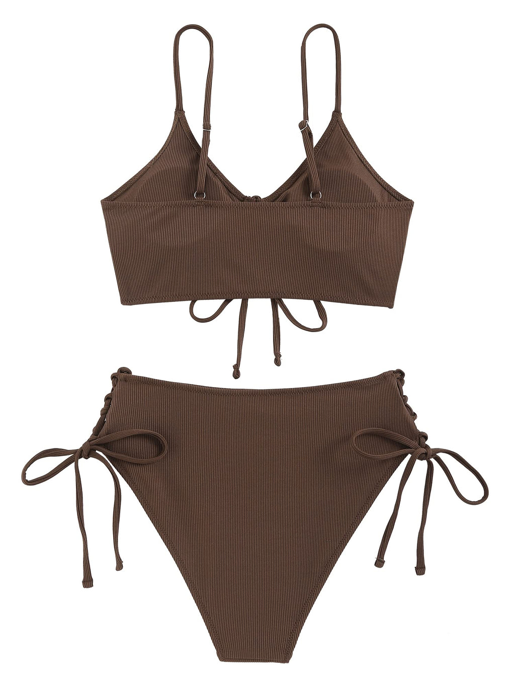 Ruffle Tie Bikini Set