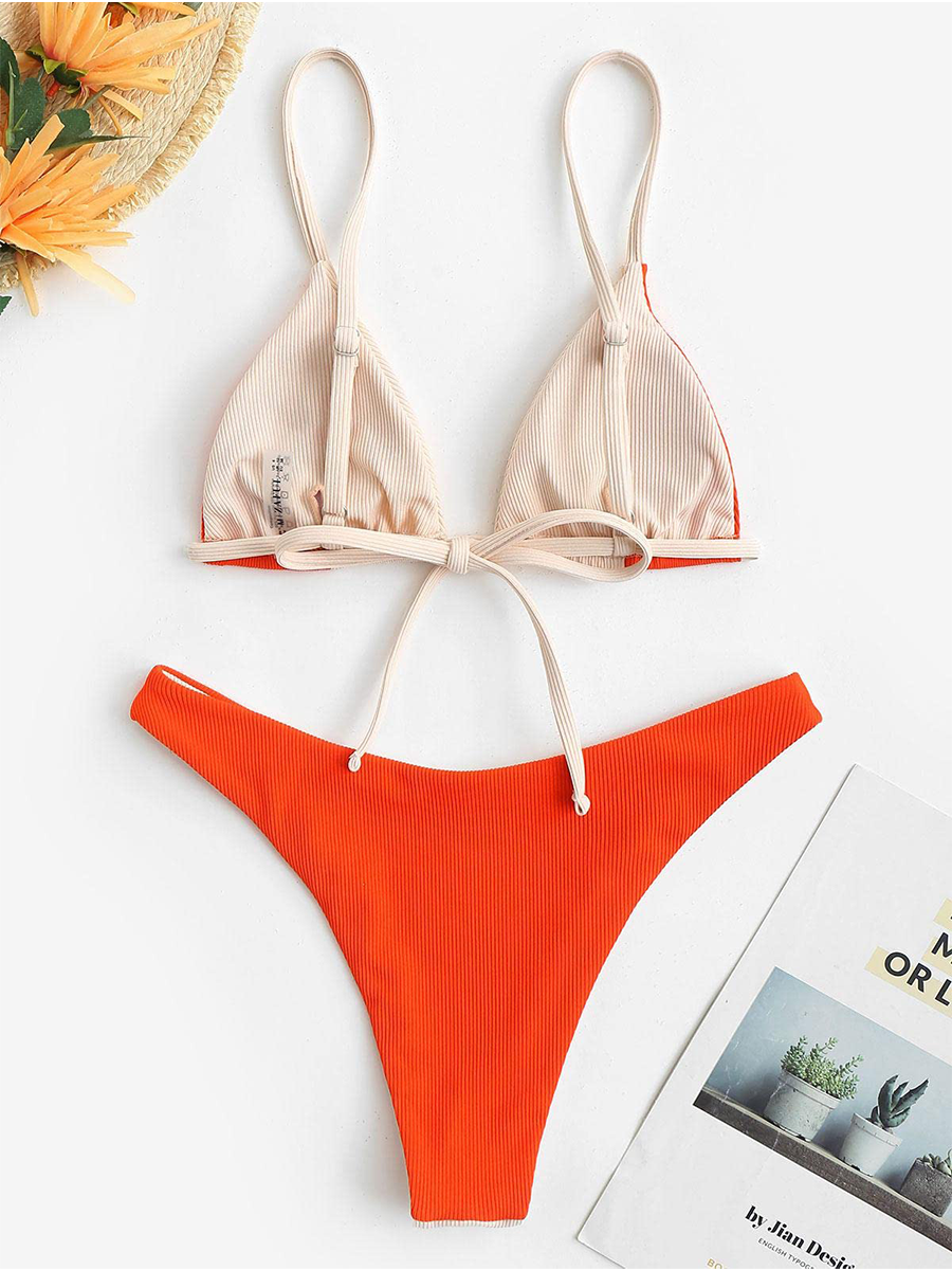 Colorblocked Bikini